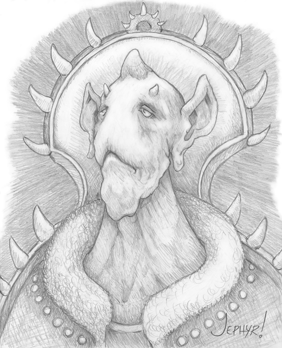 "Prince Nadda" - Pencil Drawing - Copyright 2018, Jephyr (Jeff Curtis), All Rights Reserved
